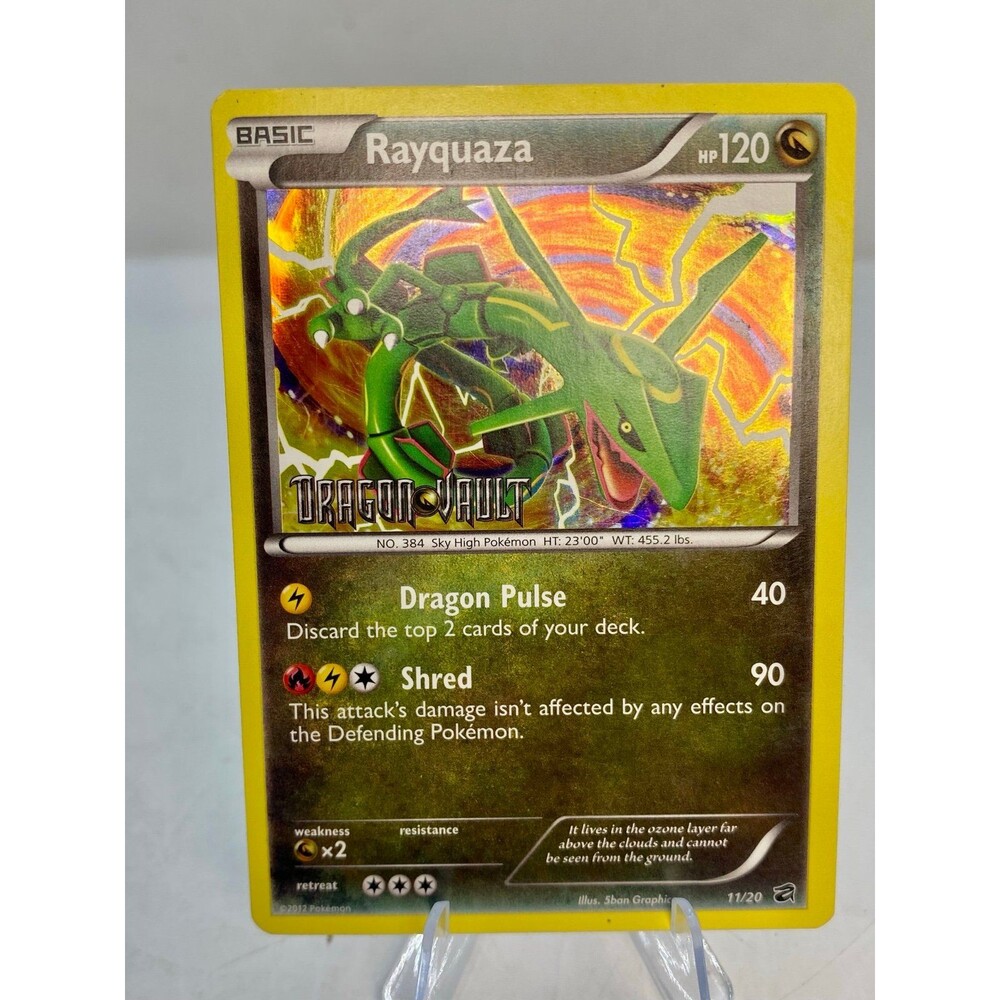 Rayquaza - 11/20 (Dragon Vault) Stamped Holo Pokémon TCG